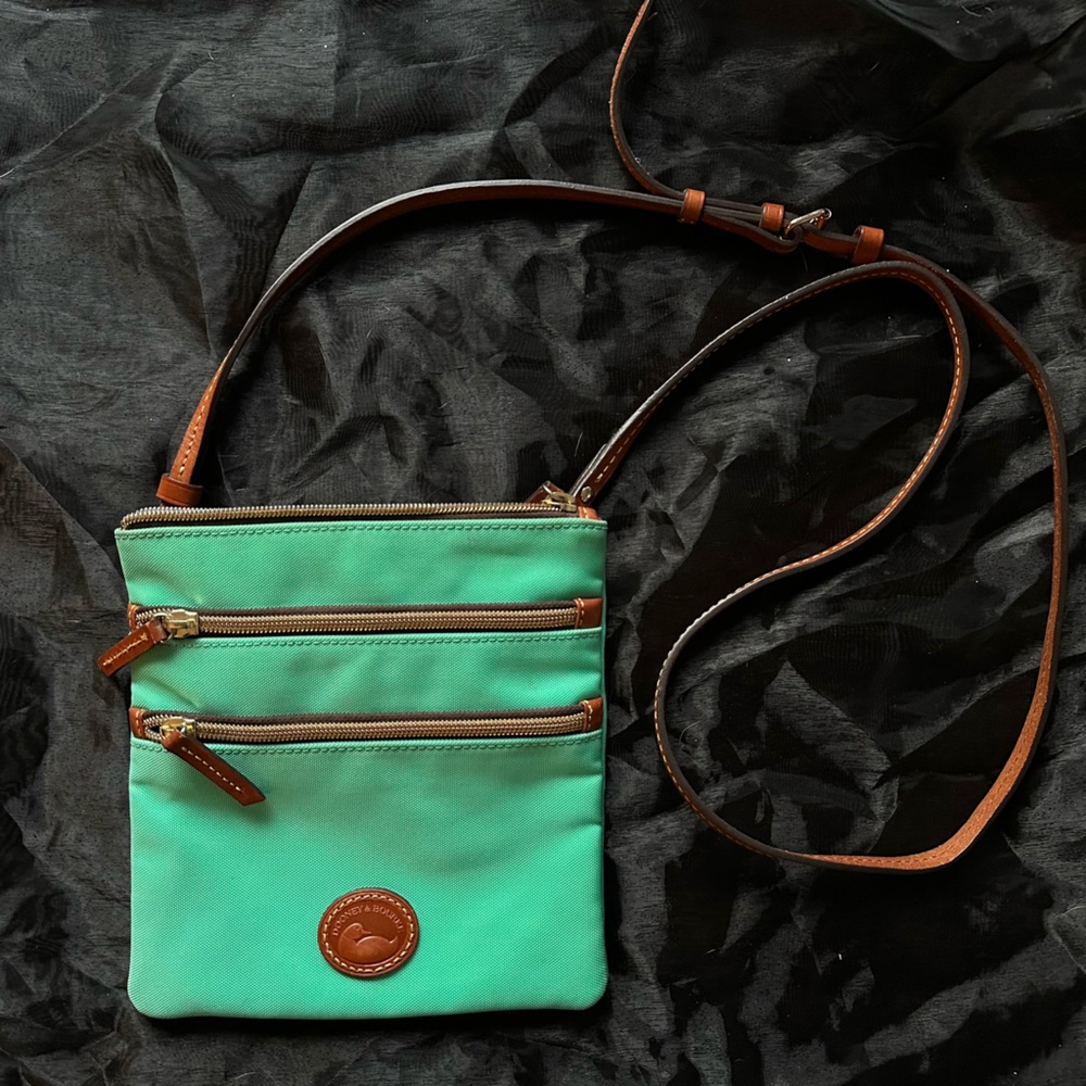 Dooney & Bourke 3 Zip Crossbody Purse